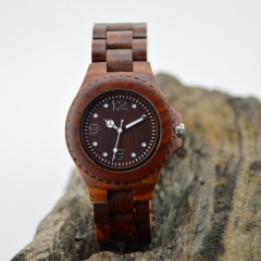 Custom logo relógios de pulso de madeira