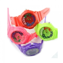 Crianças assistem presente Relógio de Natal Relógio de silicone para esportes colorido para meninas