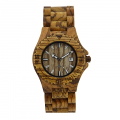 Relógio de madeira original de luxo de alta qualidade do OEM OEM