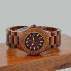 Novo estilo Gift vogue Quartz Relógio de pulso de madeira