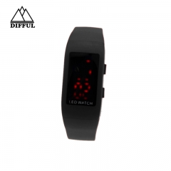 pulseira inteligente pulseira colorida exibição digital material de silício de pulseira esporte