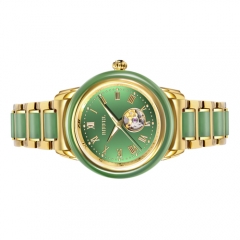 OEM retail luxury gift China tradicional Hetian jade watch