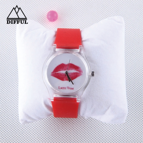 Silicon material strap silicone watch com mostrador digital círculo dial face em diferentes cores padrão de design specilal