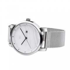 Novo estilo personalizado logotipo homem relógio de pulso Quartz simples