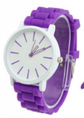 Relógio de tira de borracha de silicone com alta qualidade e venda quente relógio de esportes quartz de ubisex