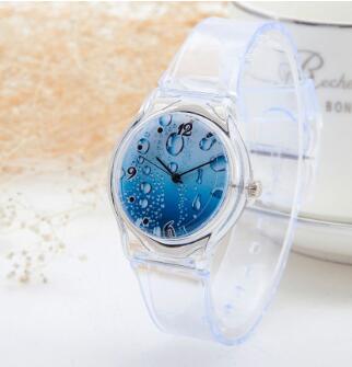 relógio de fita de borracha de silicone com alta qualidade e relógio de rosto de discagem múltipla